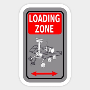 Mars Rover Landing Zone Sticker